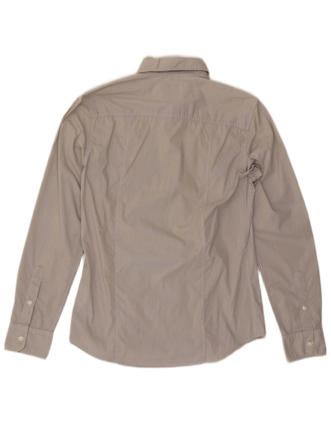 Guess Chemise Homme Gris Moyen En Coton À Rayures