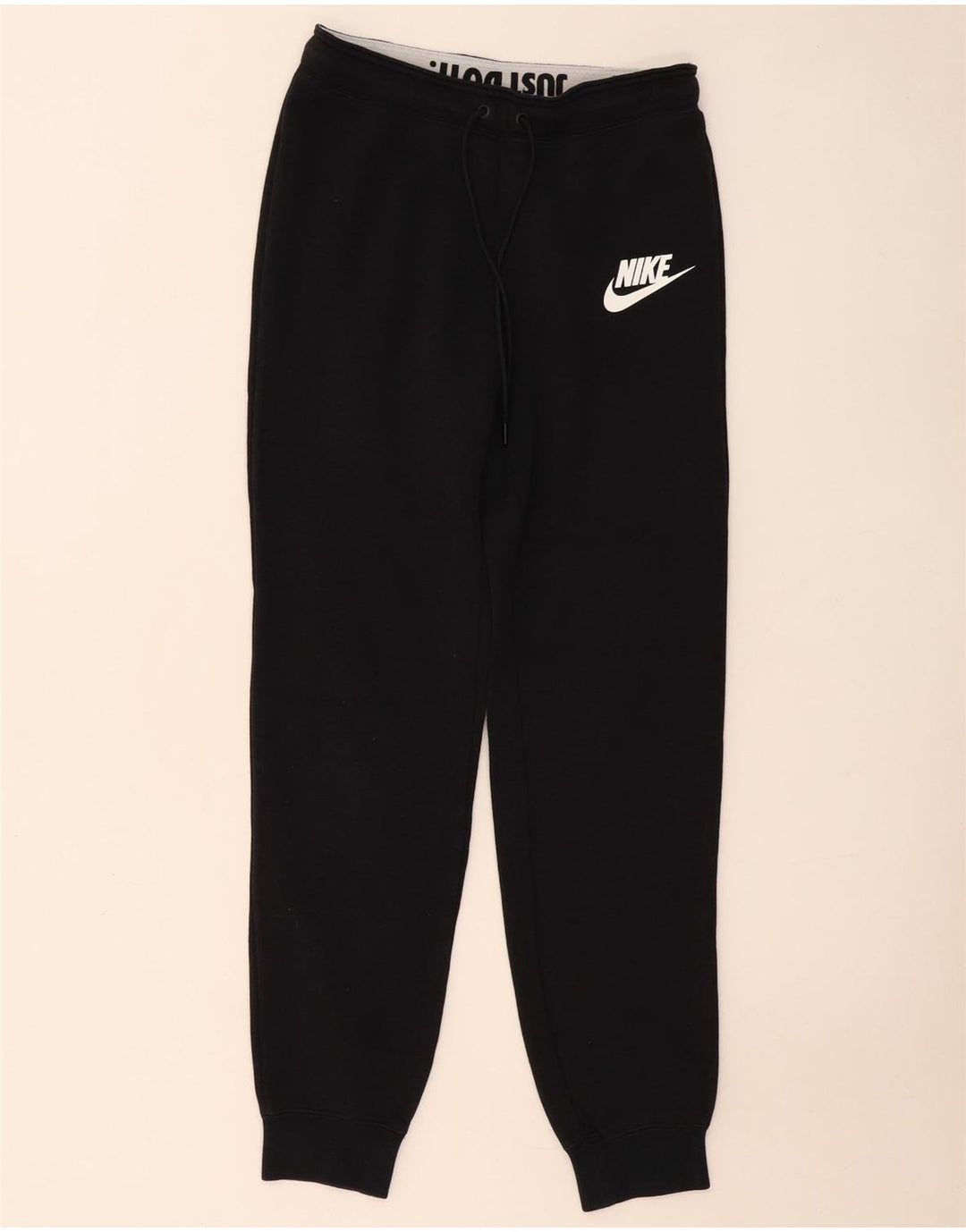 Nike Pantalon de survêtement pour femme en coton noir Taille S
