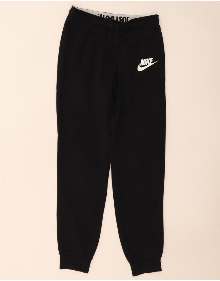 Nike Pantalon de survêtement pour femme en coton noir Taille S
