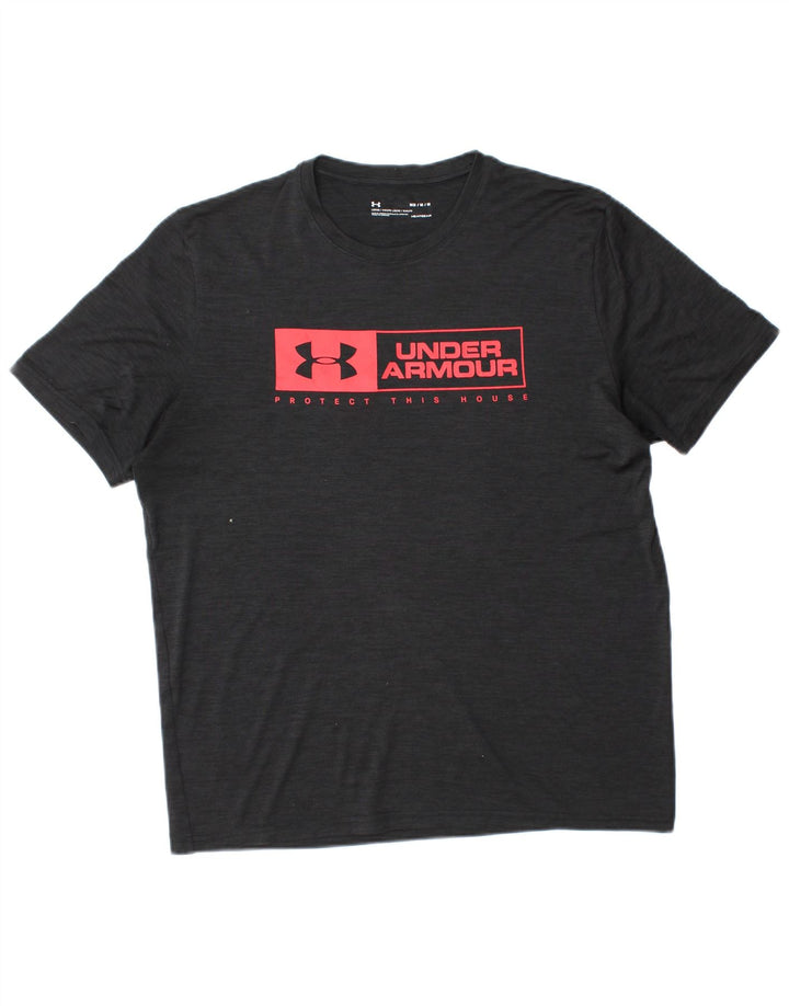 UNDER ARMOUR Tee-Shirt Heat Gear Graphic Homme Noir Moyen