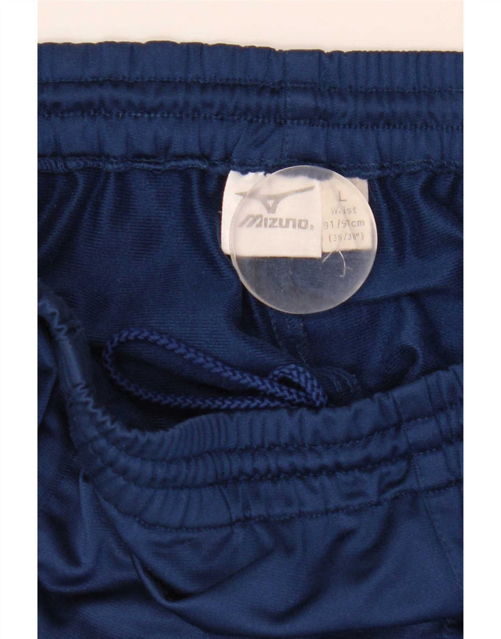 Mizuno Pantalon de survêtement graphique pour homme Large Bleu marine Colourblock