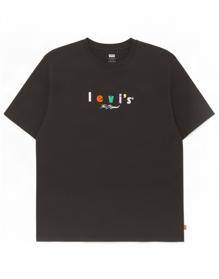 Levi's Tee-Shirt Graphic Homme Noir Moyen Coton