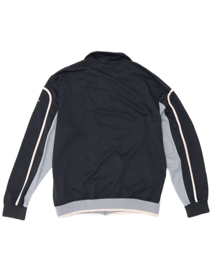 Umbro Veste de survêtement pour femme UK 18 XL Bleu marine Colorblock Polyester