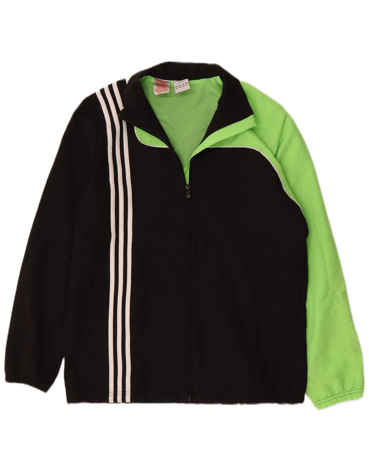 Adidas Veste de Survêtement Garçon 15-16 ans Noir Colourblock Polyester