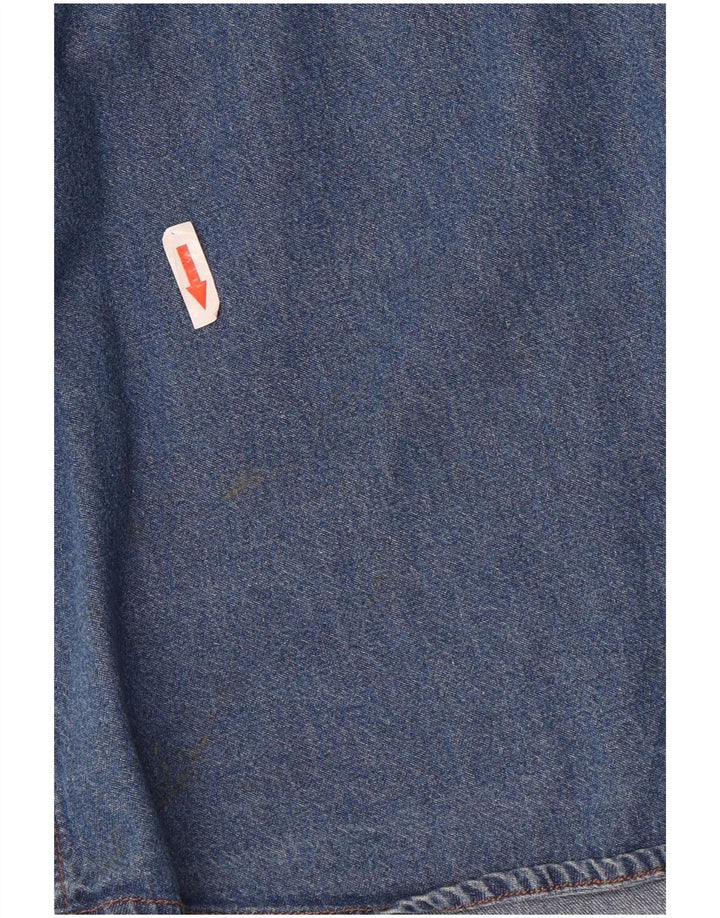 European Project Chemise en Jean Homme Bleu Moyen Coton