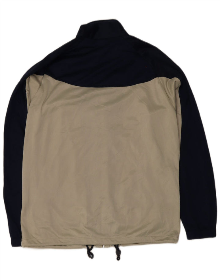 Veste de survêtement Asics pour homme Bleu marine moyen Polyester colorblock