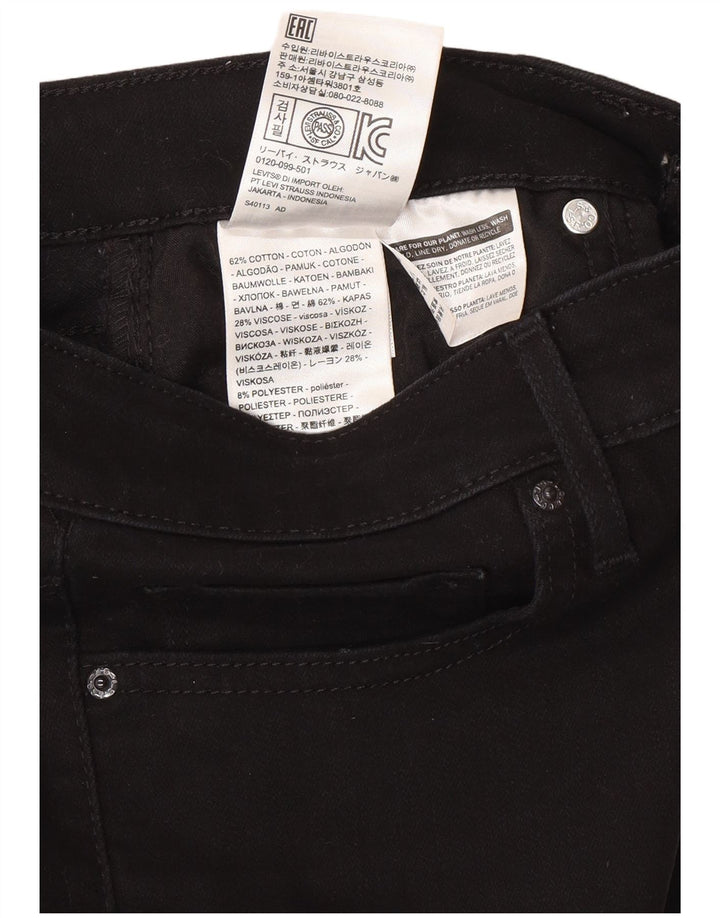 Levi's Jean Slim 712 Femme W28 L30 Coton Noir