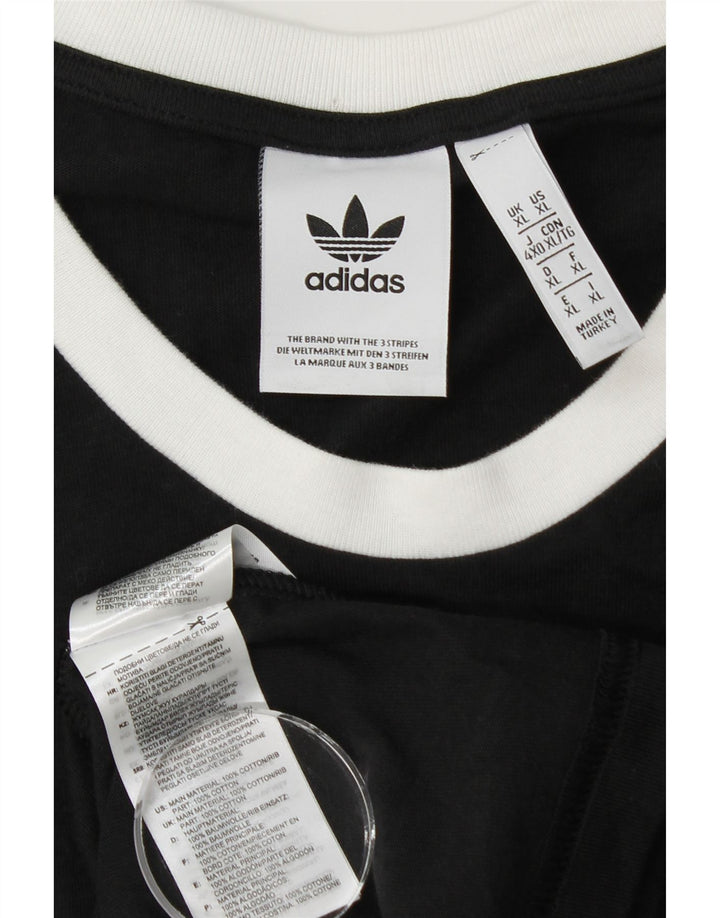 Adidas T-Shirt Homme Top XL Noir Coton