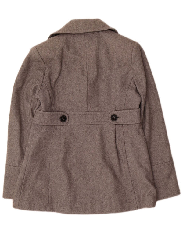 Dkny Caban Femme US 6 Laine Gris Moyen