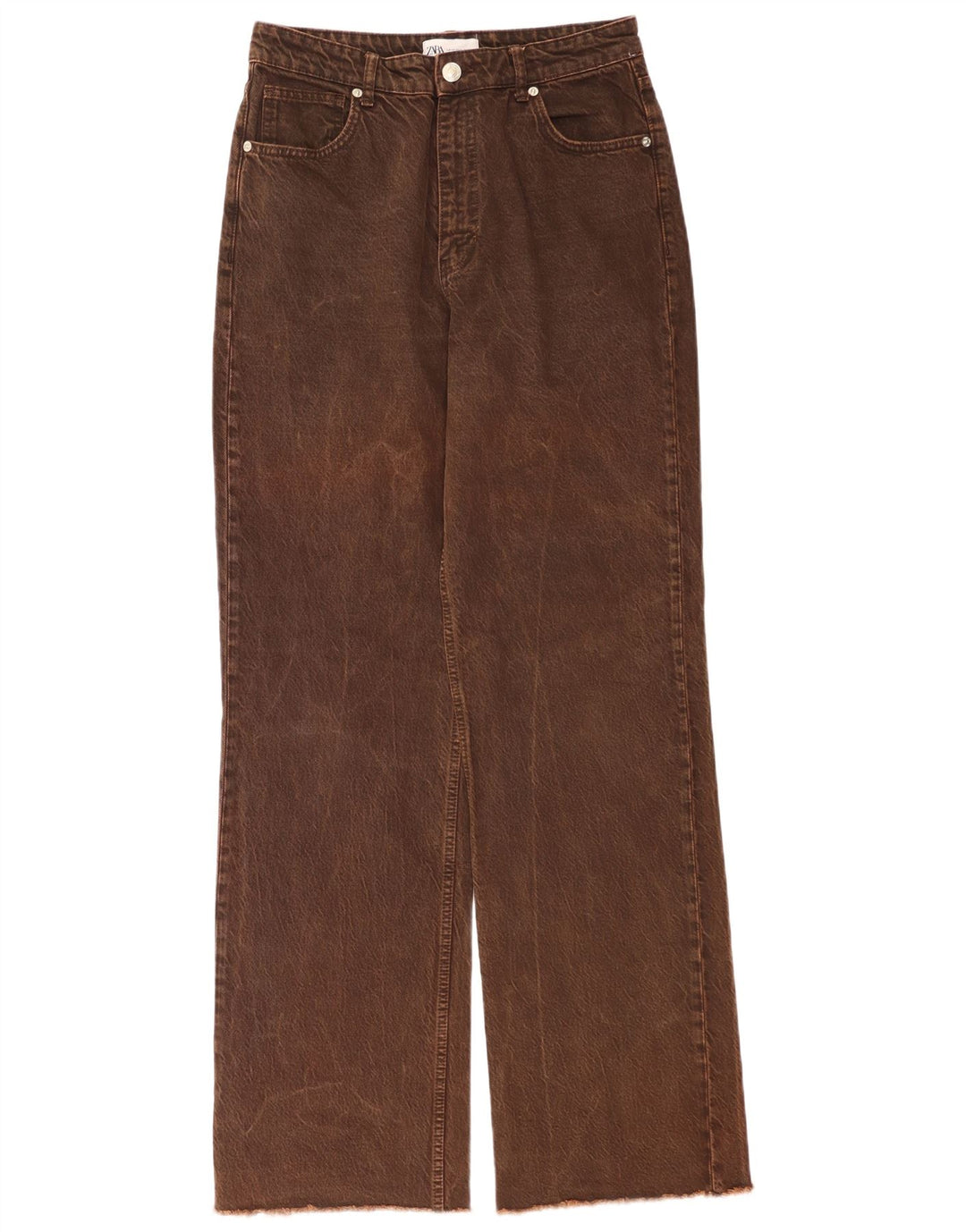 Zara Jean droit pour femme EU 40 Medium W30 L33 Marron