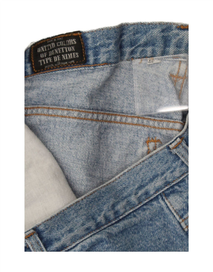 Benetton Jean droit homme IT 46 W33 L30 bleu coton