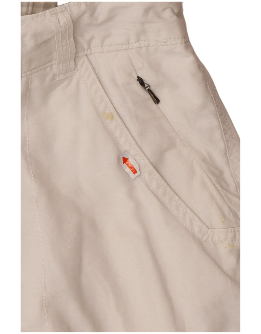 COLUMBIA Jupe-short pour femme US 8 en coton blanc moyen