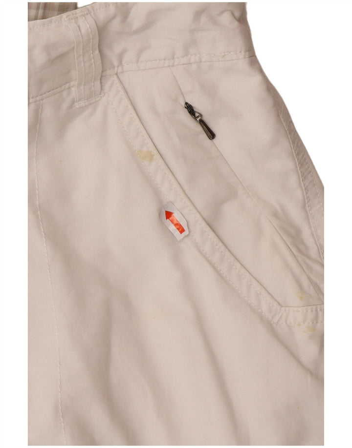 COLUMBIA Jupe-short pour femme US 8 en coton blanc moyen