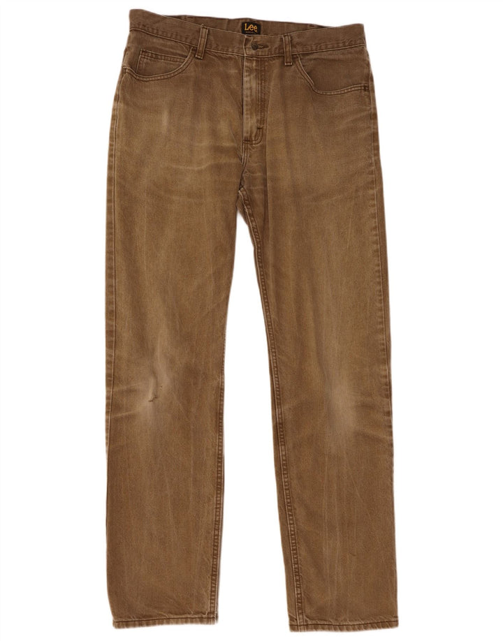 Lee Jean droit homme W35 L34 kaki coton
