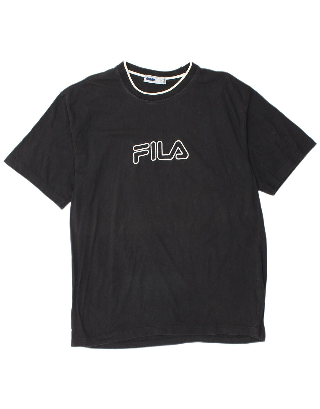 FILA T-Shirt Graphique Homme Grand Noir