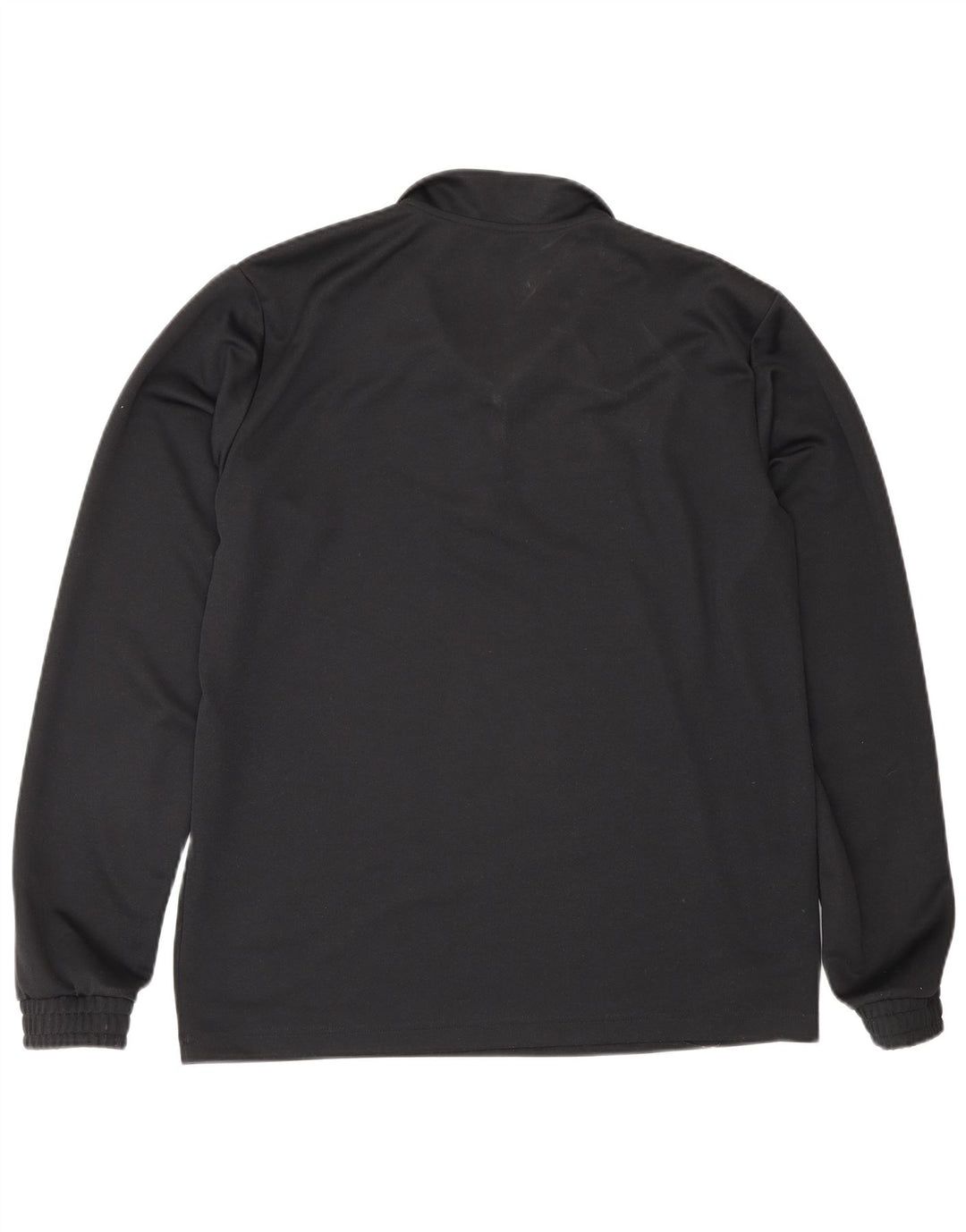 Adidas Haut à col zippé à manches longues pour homme Grand noir Polyester Sports