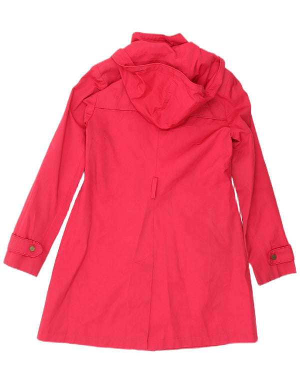 Tommy Hilfiger Trench à capuche pour femme UK 10 Petit coton rose