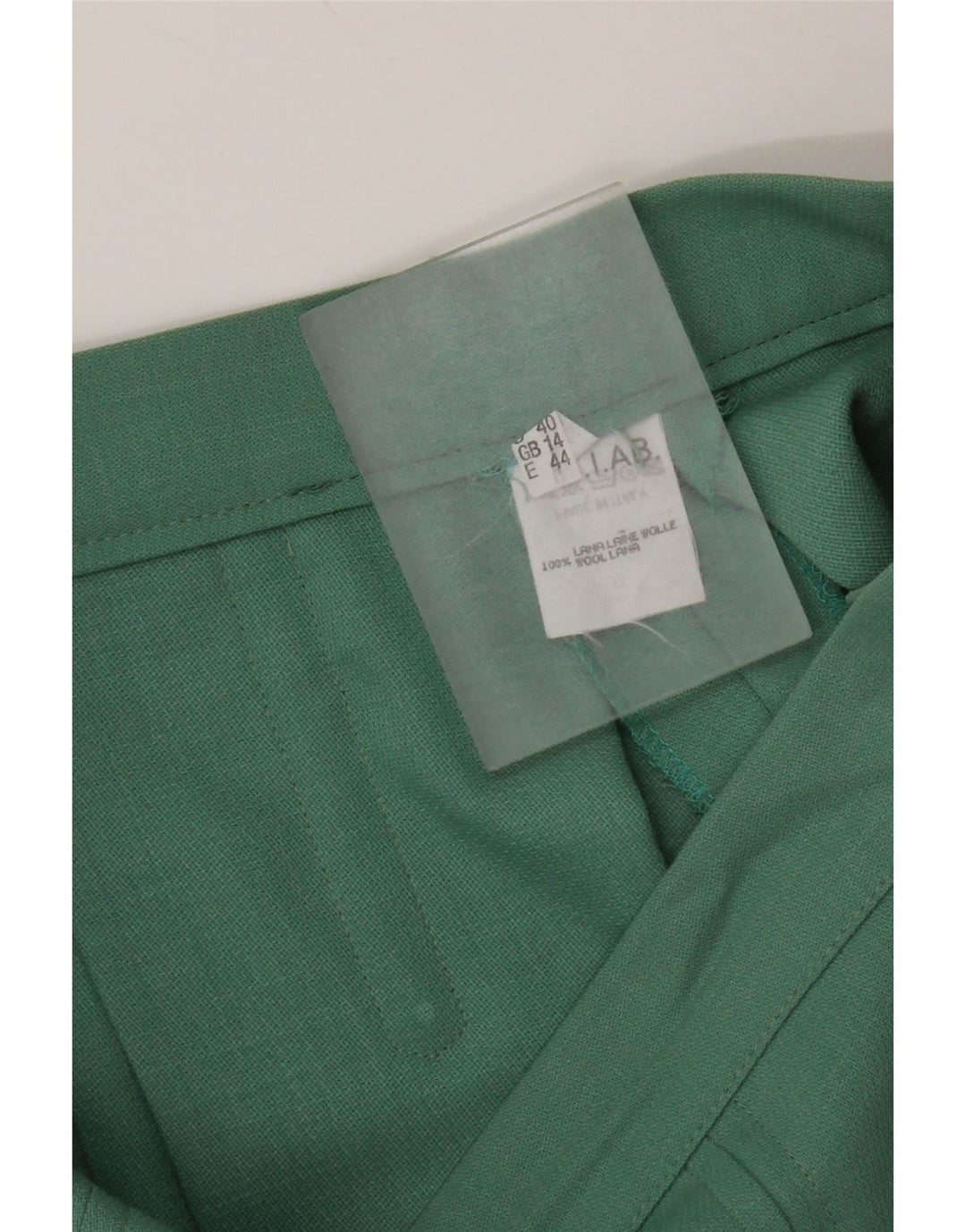 vintage Femmes 1 Bouton 2 Pièces Ensemble UK 12 Moyen W28 Acétate Vert