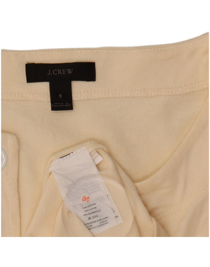 J. Crew Chemisier à manches longues pour femme UK 10 Petit coton beige