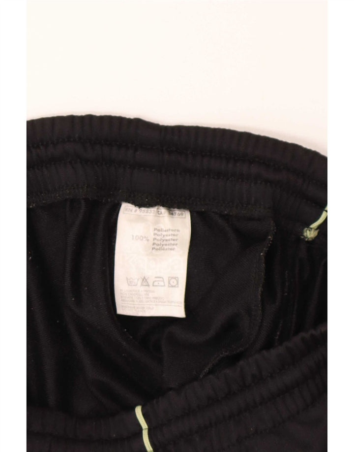 Kappa Pantalon de Survêtement Graphique Homme Petit Noir Polyester Colorblock