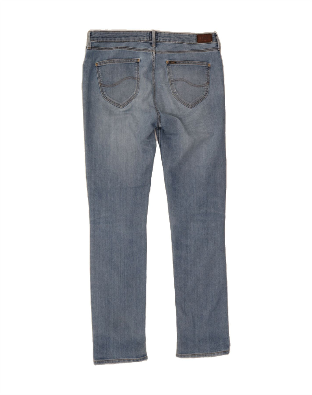 LEE Womens Marion Straight Jeans W34 L33 Blue Vintage Lee and Second-Hand Lee from Messina Hembry 