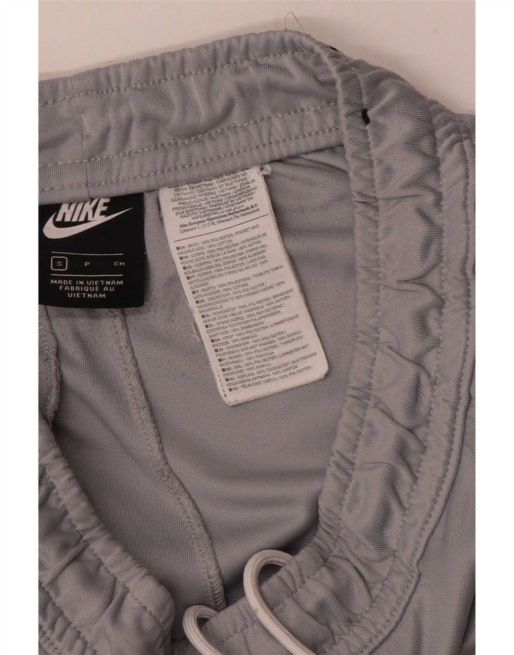 Nike Pantalon de survêtement graphique pour homme Small Gris Colorblock Polyester