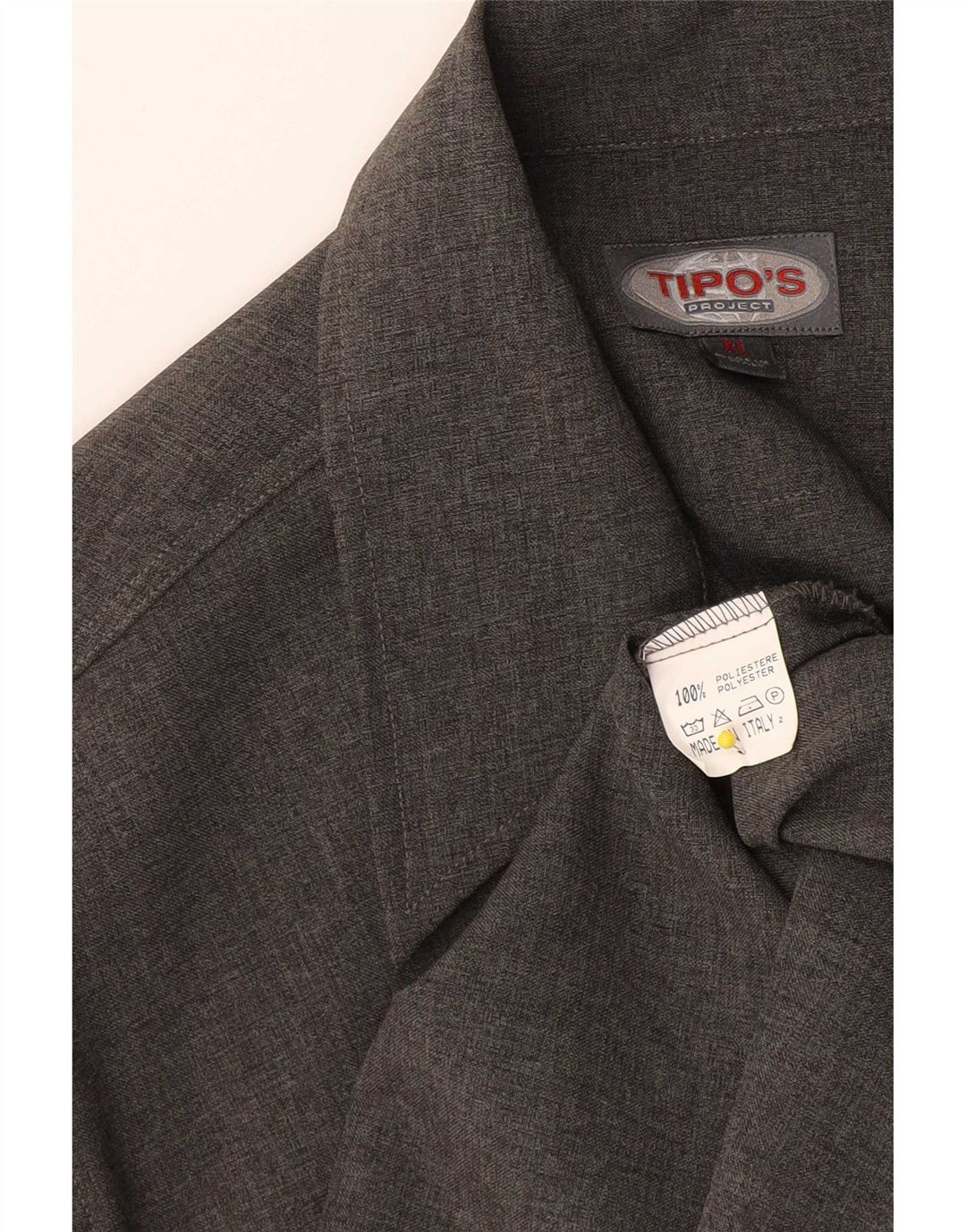 Tipo' S Chemise Homme XL Gris Polyester