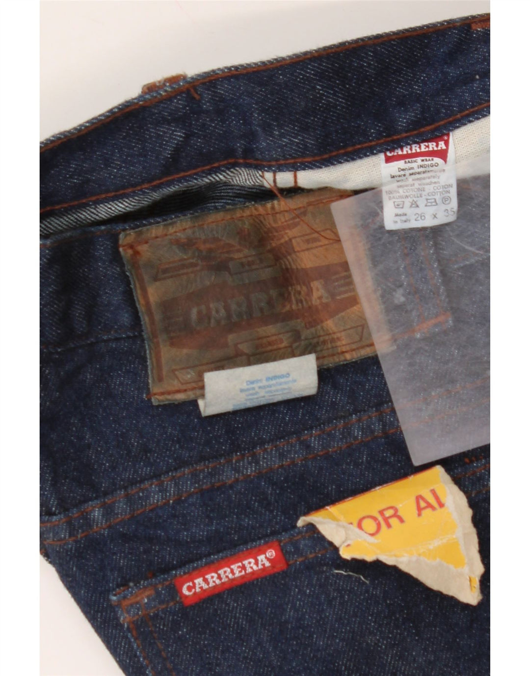 CARRERA Jean Droit Femme W26 L35 Bleu Marine Coton