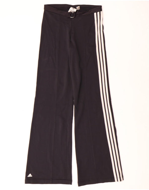 Adidas Pantalon de survêtement large pour femme UK 14 Medium Noir Polyamide