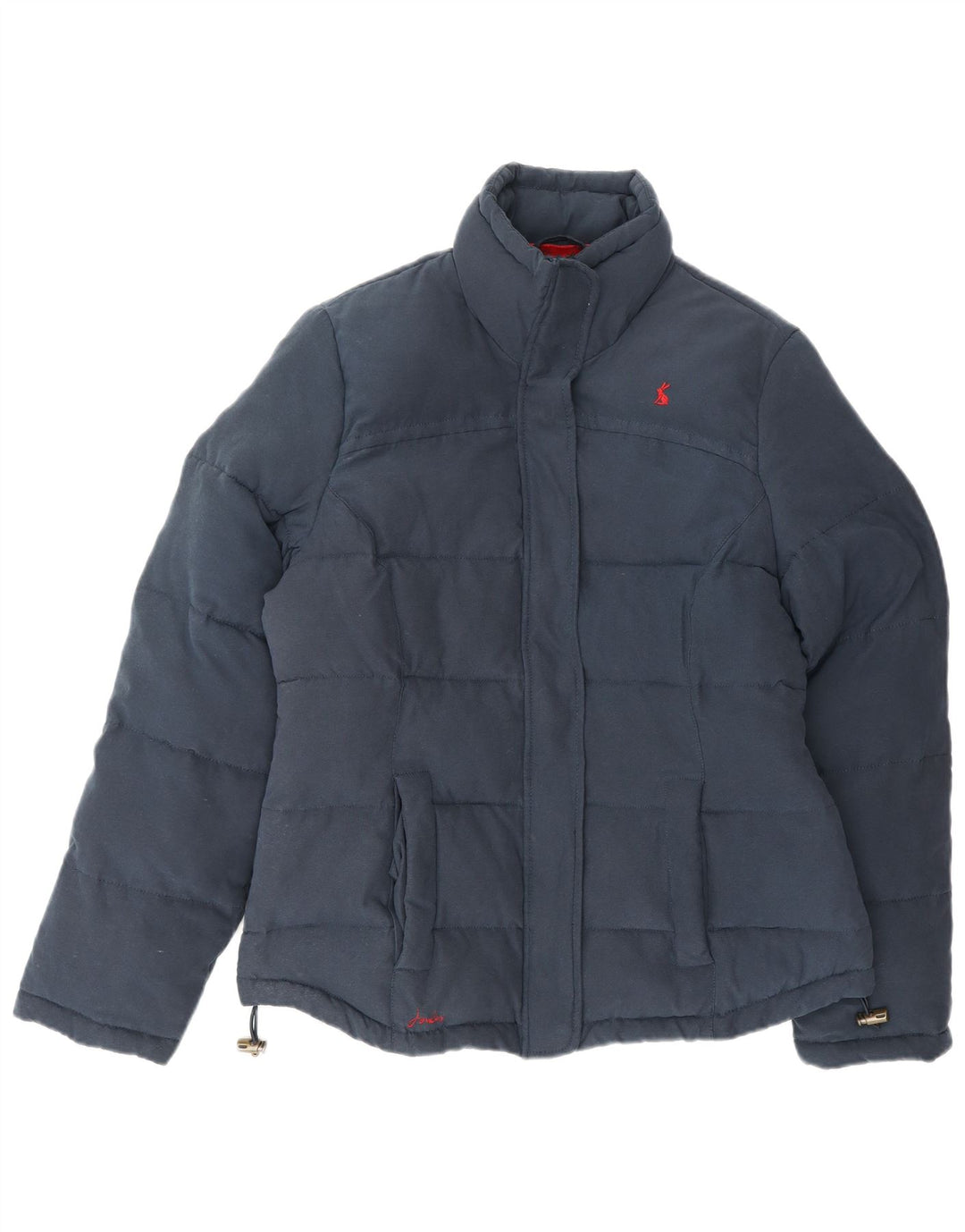 Joules Veste matelassée pour femme UK 12 Medium Bleu Marine Polyester
