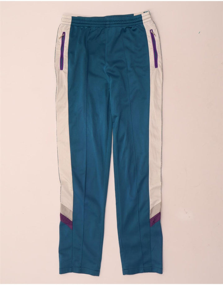 ASICS Pantalon de Survêtement Graphique Homme IT 46 Small Bleu Colorblock