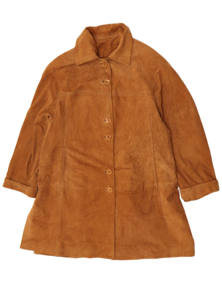 Forester Manteau Oversize Femme IT 48 XL Cuir Marron