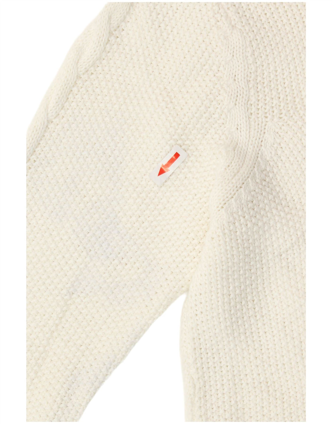 Oasis Pull col bateau pour femme UK 14 en coton blanc moyen