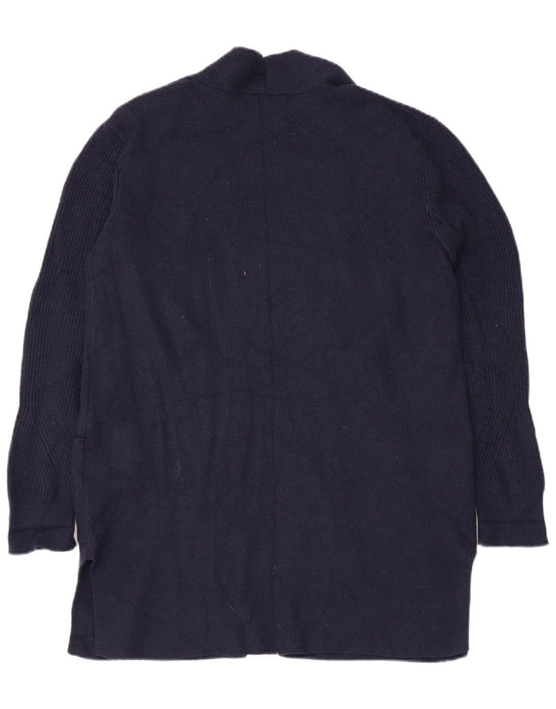 Marks & Spencer Pull cardigan long pour femme UK 12 Bleu marine moyen