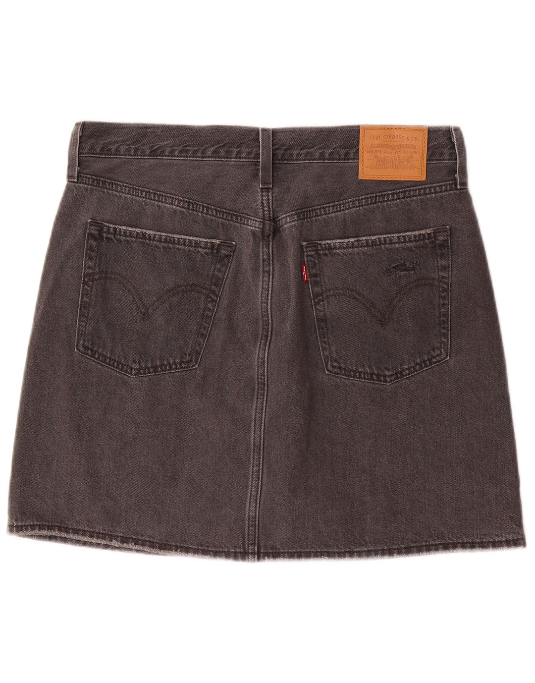 LEVI'S Mini Jupe En Jean Femme W30 Coton Marron Moyen