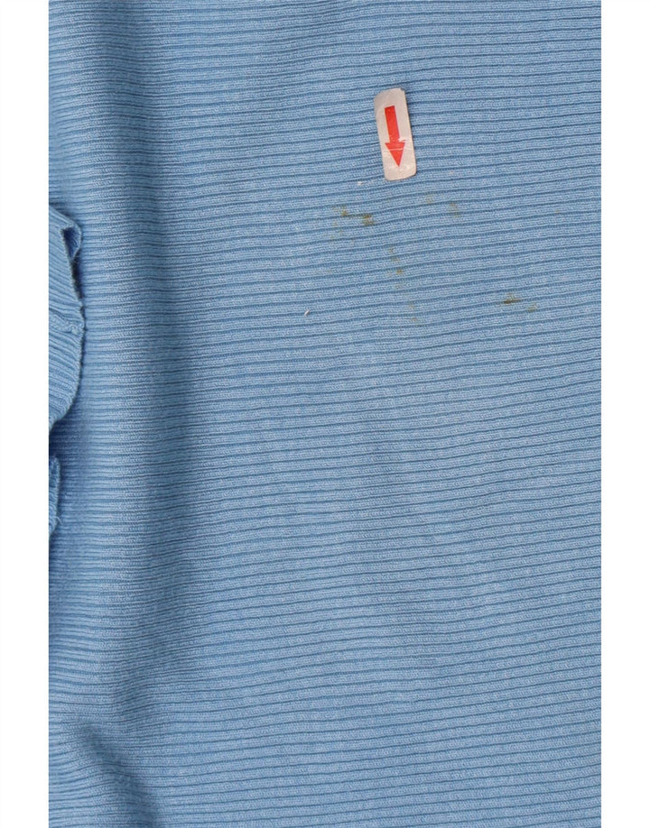 Marks & Spencer Haut à manches longues pour femme UK 18 XL Bleu Viscose