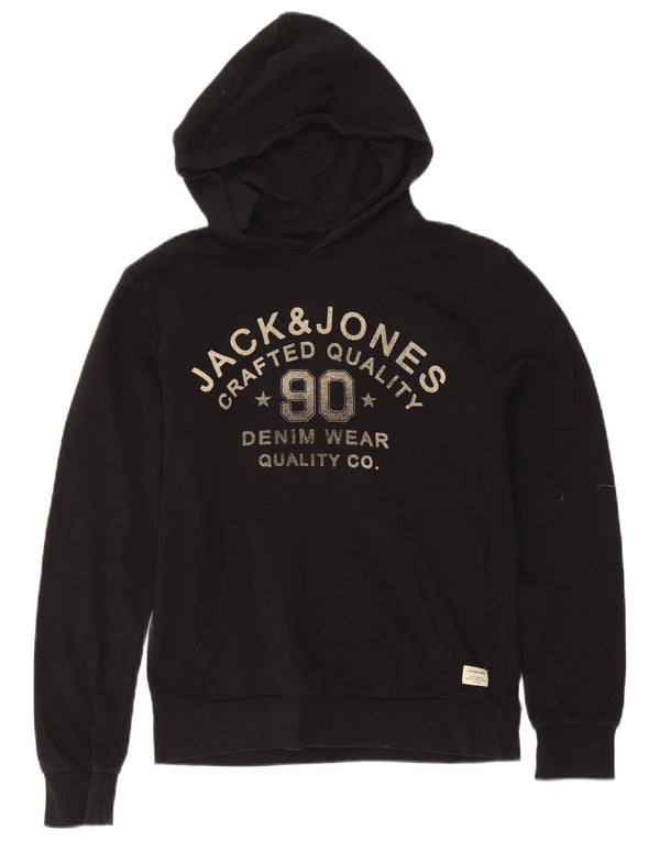 Jack & Jones Pull à Capuche Graphique XS Noir Coton Homme