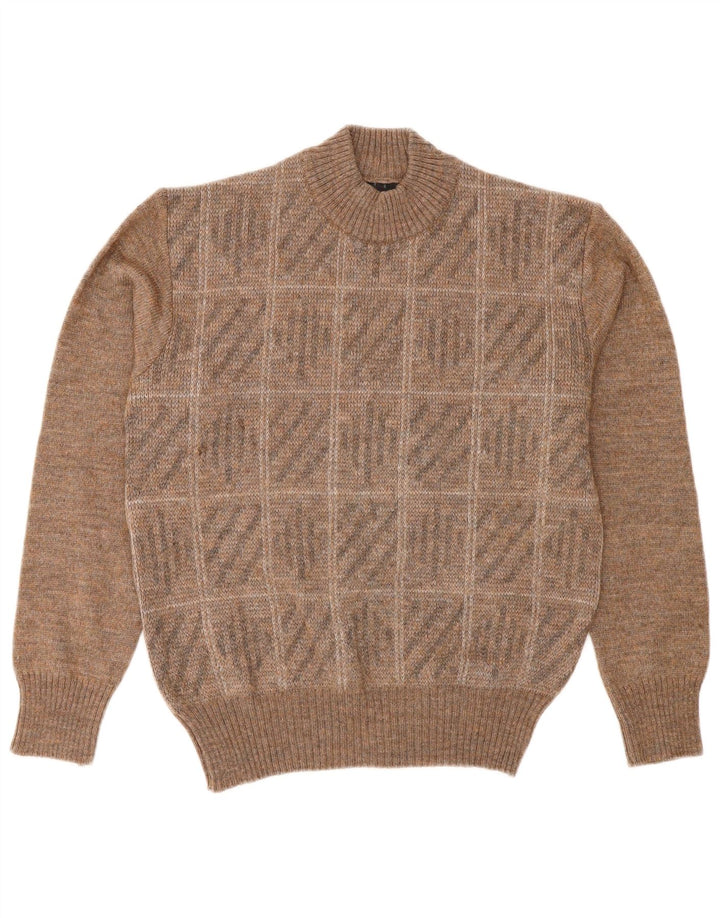 Rinaldi Pull Géométrique Homme Marron Moyen Géométrique Classique