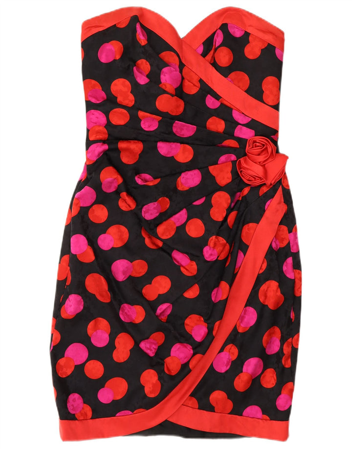 MUREK Robe bustier pour femme UK 10 Petits pois multicolores