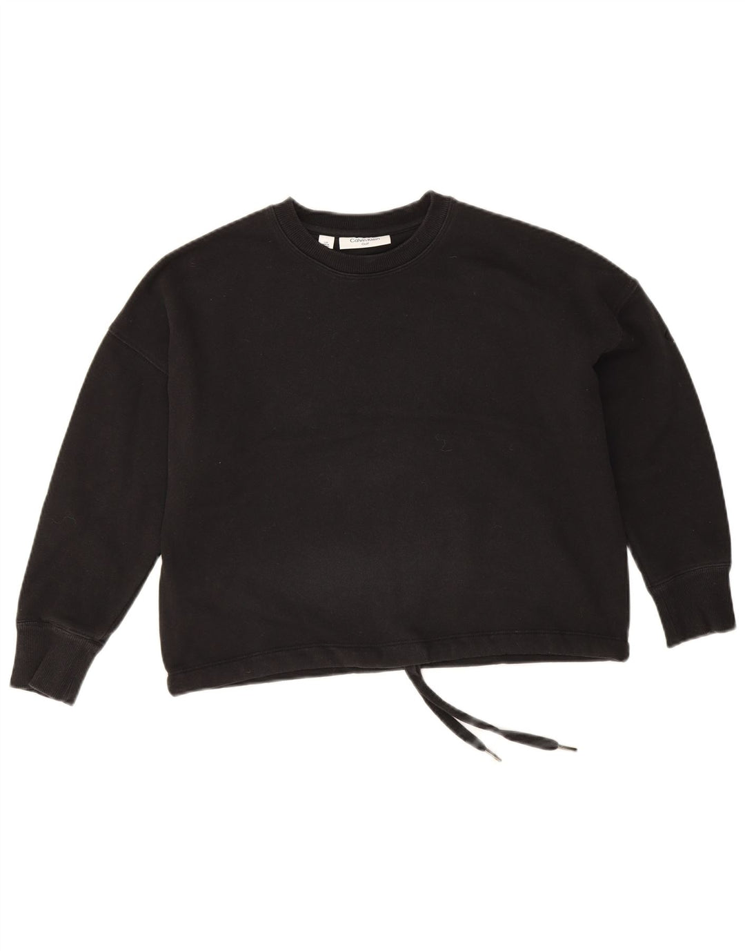 Calvin Klein Haut court de golf surdimensionné à manches 3/4 pour femme Taille S Noir