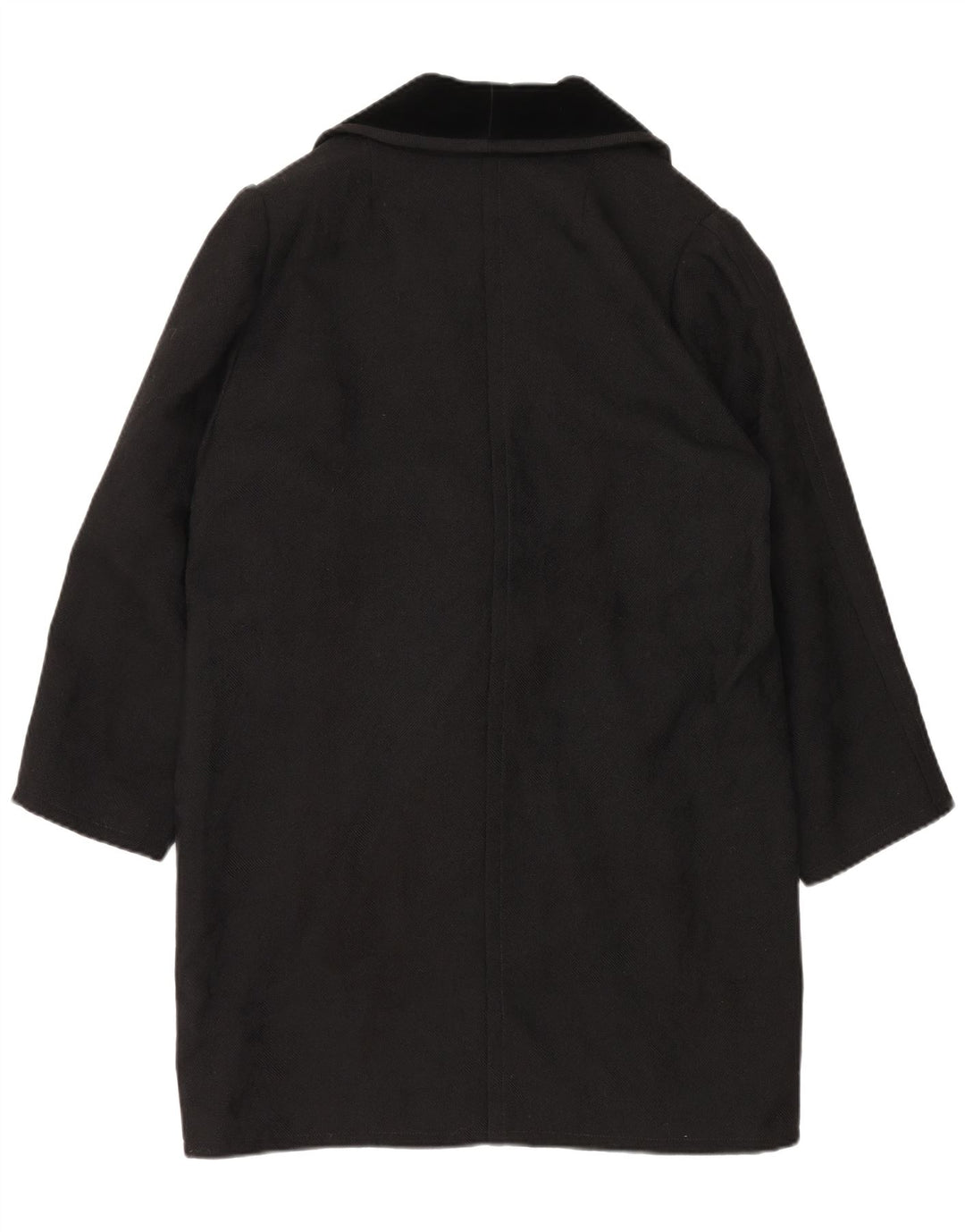 VINTAGE Manteau Femme UK 18 XL Noir