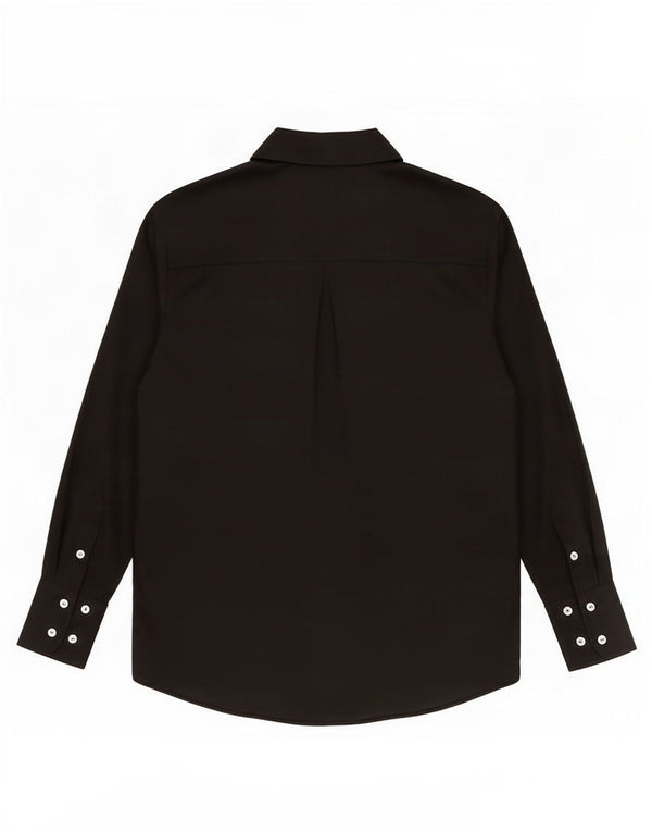 Zara Chemise surdimensionnée pour femme UK 10 Small Noir