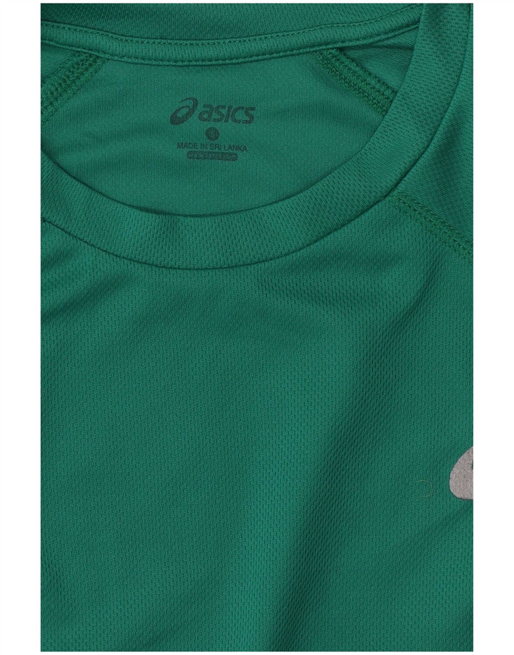 ASICS T-Shirt Homme Petit Vert