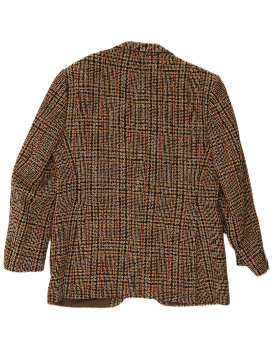 Avant Veste Blazer 2 Boutons Homme IT 54 2XL Laine à Carreaux Marron