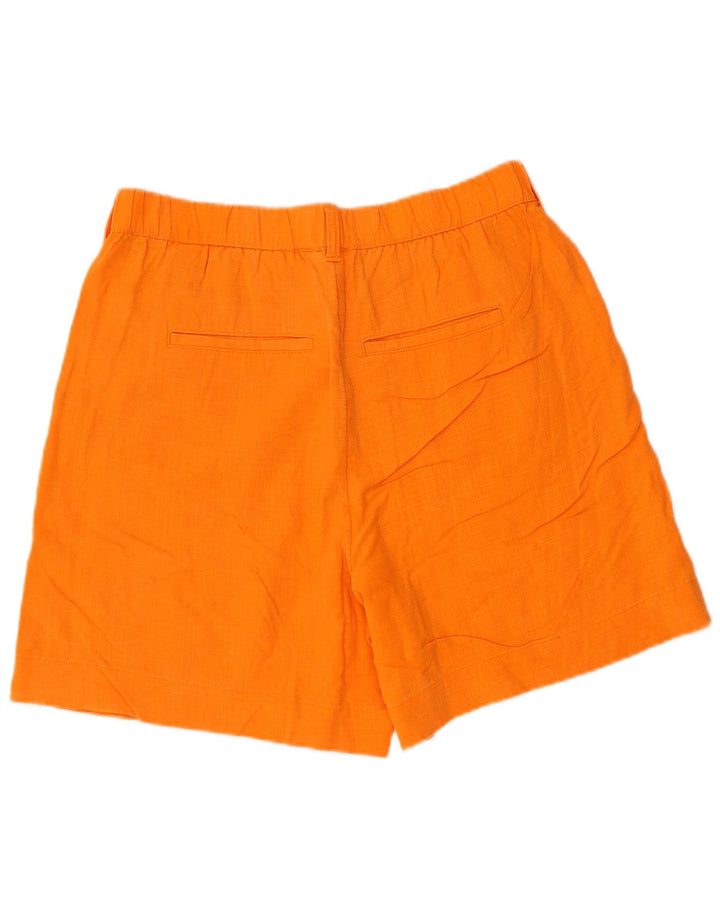 MARKS & SPENCER Short chino Per Una pour femme UK 12 Medium W32 Orange