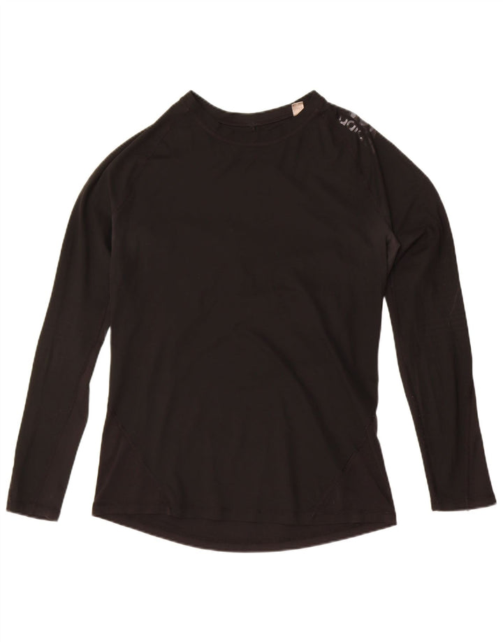 Adidas Climacool Top à manches longues pour femme UK 14 Large Noir