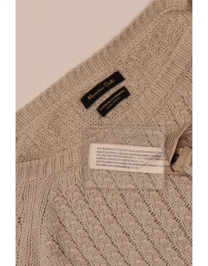 Massimo Dutti Pull col bateau pour femme UK 14 Gris moyen Coton