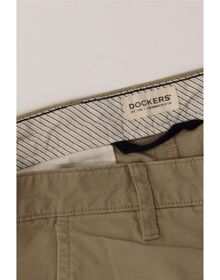 Dockers Short Chino Homme W36 Large Kaki Coton