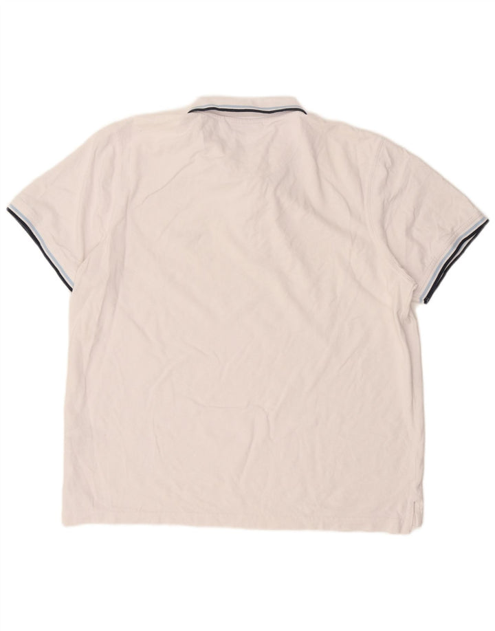 Pierre Cardin Polo Regular Fit Homme Grand Coton Blanc