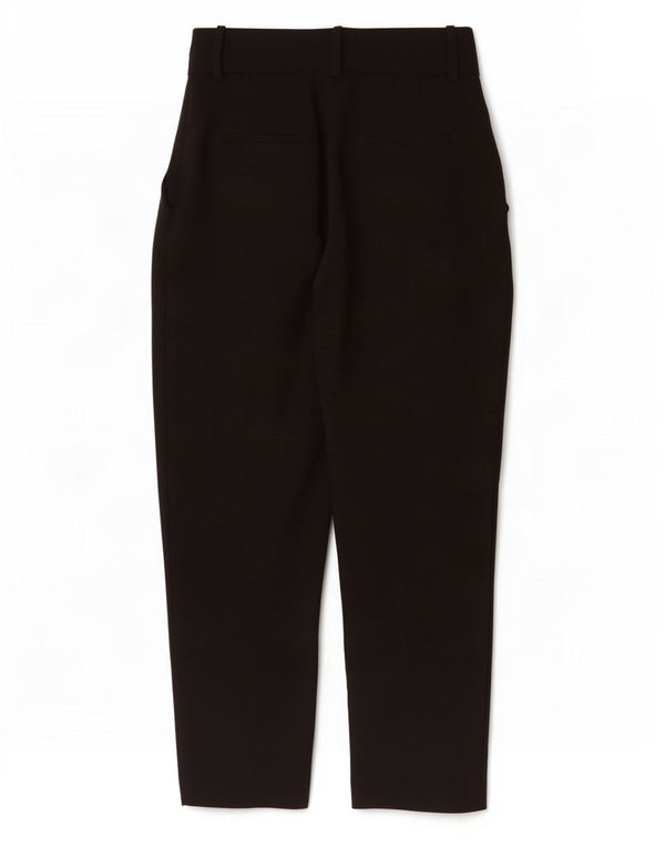 Zara Pantalon de costume taille haute pour femme Medium W28 L28 Noir Polyester